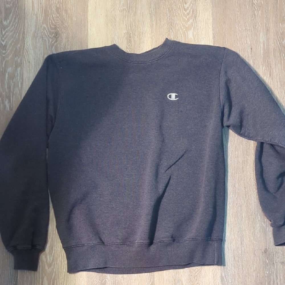 Champion Gray Crewneck Sweatshirt Timeless Design